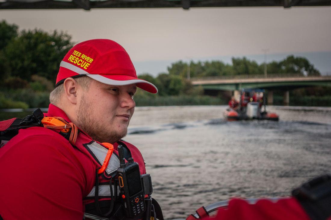 Tees River Rescue volunteer crew member