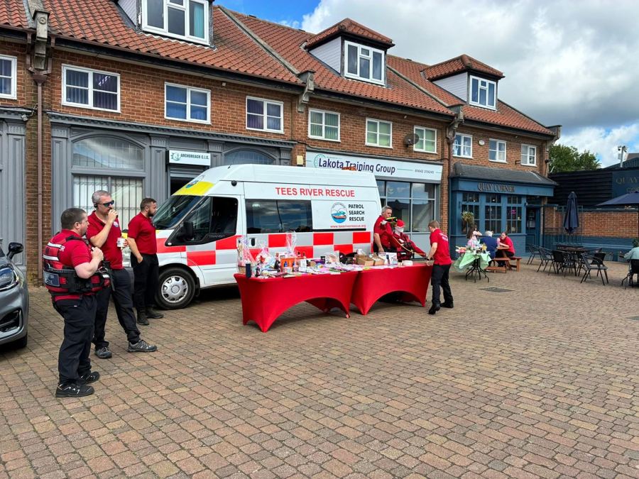 Tees River Rescue community engagement stand